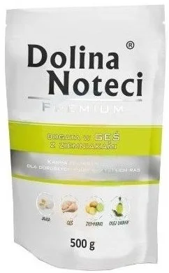 Karma mokra Dolina Noteci Premium Gęś z ziemniakami dla dorosłych psów 500 g