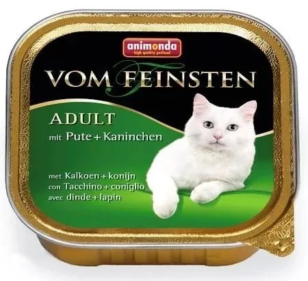 Karma mokra Animonda Vom Feinsten Adult Cat Indyk i królik 100 g
