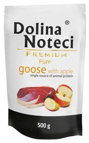 Karma mokra Dolina Noteci Premium Pure Gęś z Jabłkiem 500 g