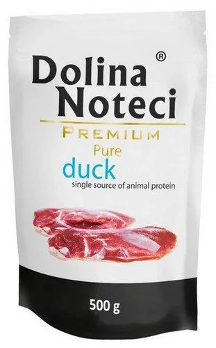 Karma mokra Dolina Noteci Premium Pure Kaczka dla dorosłych psów wszystkich ras 500 g