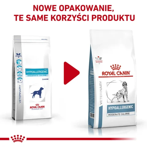 Karma sucha Royal Canin Hypoallergenic Moderate Calorie dla dorosłych psów 14 kg