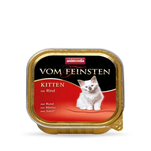 Karma mokra Animonda Vom Feinsten Kitten dla kociąt Wołowina 100 g