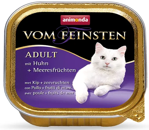 Karma mokra Animonda Vom Feinsten Adult Cat Kurczak i Owoce Morza 100 g — widok 2