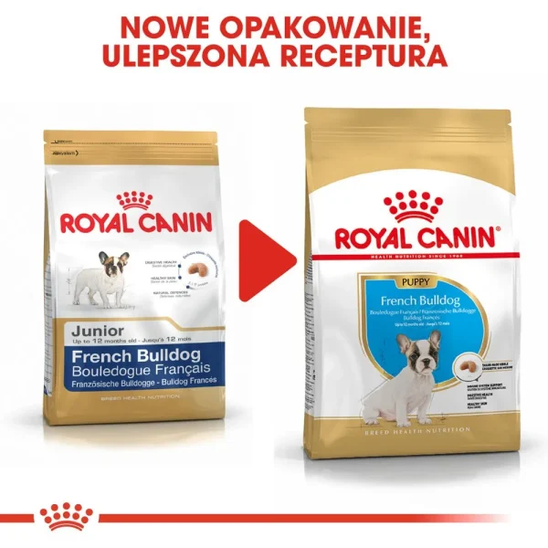 Karma sucha Royal Canin French Bulldog Puppy dla szczeniąt buldoga francuskiego 10 kg — widok 8