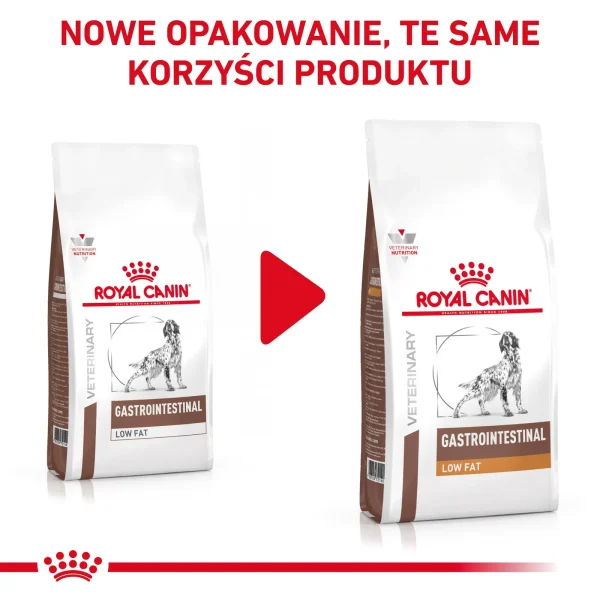 Karma sucha Royal Canin Gastrointestinal Low Fat dla dorosłych psów 12 kg — widok 2