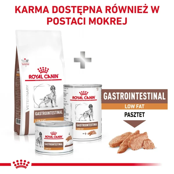 Karma sucha Royal Canin Gastrointestinal Low Fat dla dorosłych psów 12 kg — widok 8