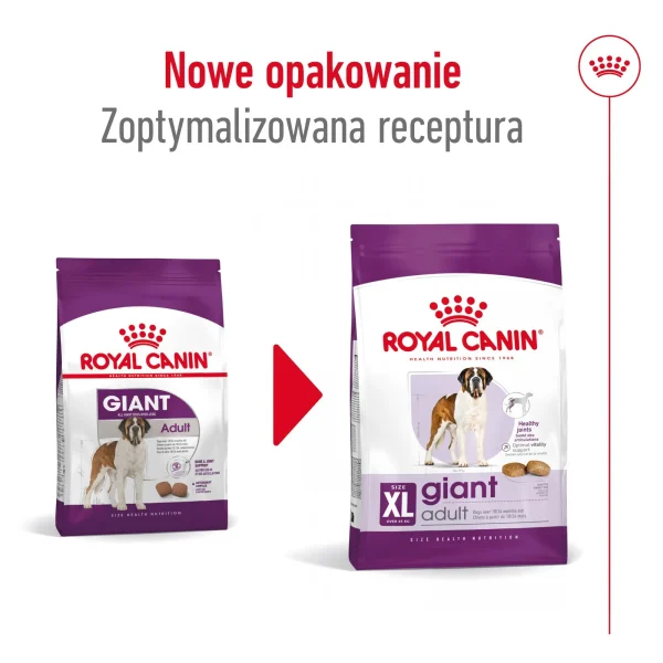 Karma sucha Royal Canin Giant Adult dla ras olbrzymich 15 kg — widok 2