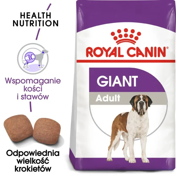Karma sucha Royal Canin Giant Adult dla ras olbrzymich 15 kg — widok 3