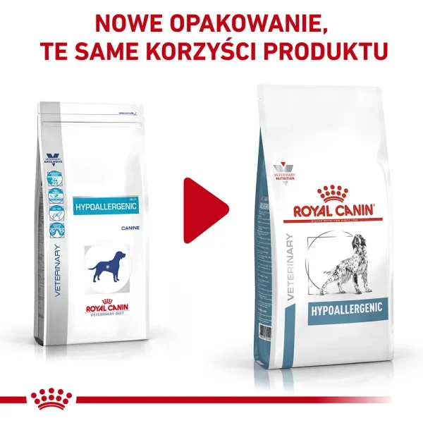 Karma sucha Royal Canin Hypoallergenic dla dorosłych psów 14 kg — widok 2