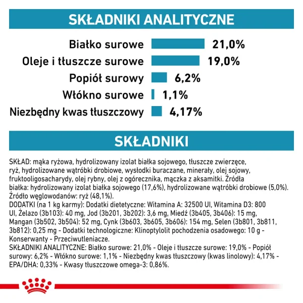 Karma sucha Royal Canin Hypoallergenic dla dorosłych psów 14 kg — widok 6