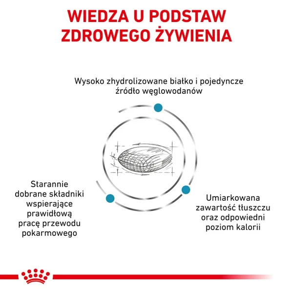 Karma sucha Royal Canin Hypoallergenic Moderate Calorie dla dorosłych psów 7 kg — widok 3