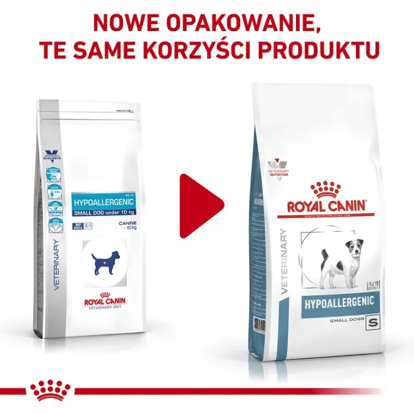 Karma sucha Royal Canin Hypoallergenic Small Dog dla dorosłych psów małych ras 3,5 kg — widok 2