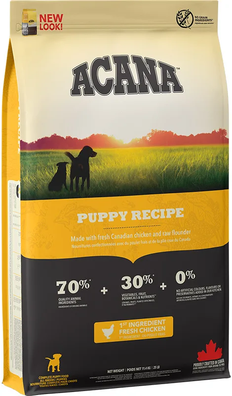 Karma sucha Acana Heirtage Puppy&Junior 11,4 kg
