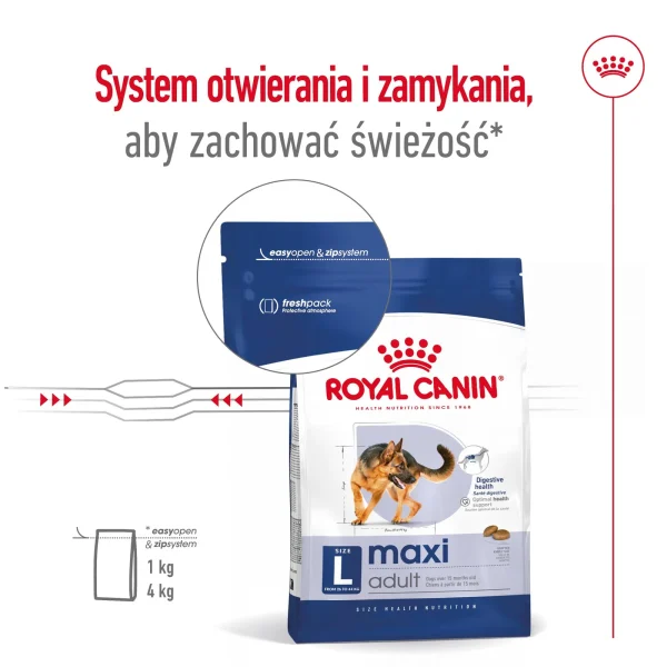 Karma sucha Royal Canin Maxi Adult dla dużych ras 15 kg — widok 13