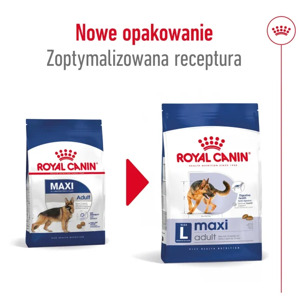 Karma sucha Royal Canin Maxi Adult dla dużych ras 15 kg — widok 2