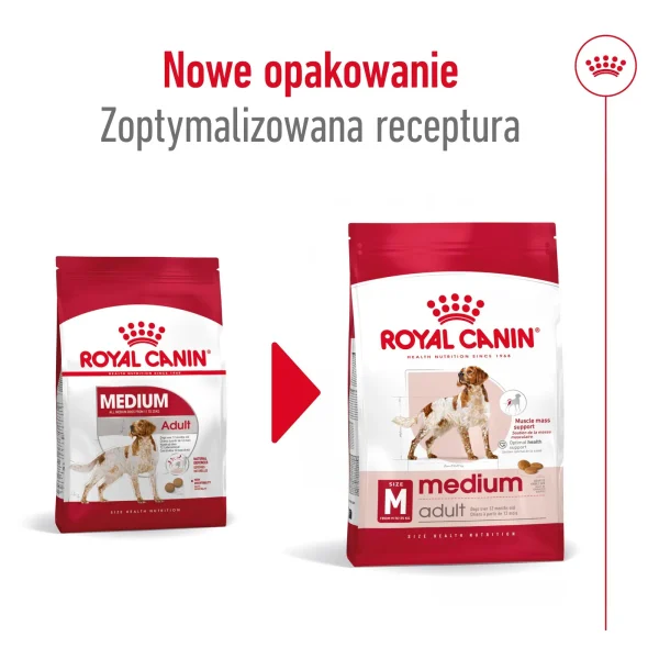 Karma sucha Royal Canin Medium Adult dla psów średnich ras 15 kg — widok 13