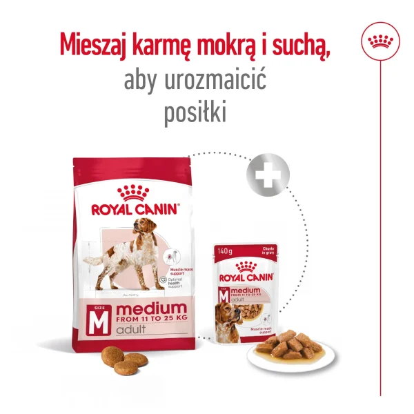 Karma sucha Royal Canin Medium Adult dla psów średnich ras 15 kg — widok 8