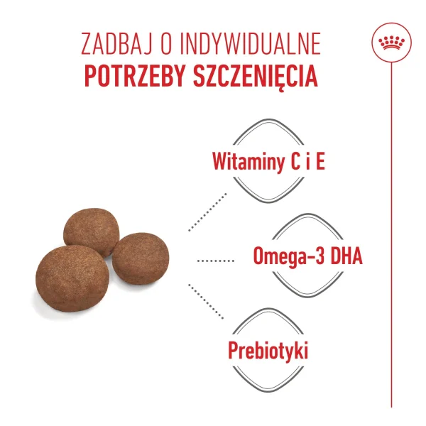 Karma sucha Royal Canin Medium Puppy dla szczeniąt ras średnich 15 kg — widok 3