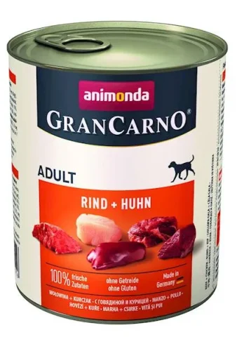 Karma mokra Animonda GranCarno Adult Dog Wołowina + Kurczak 800 g