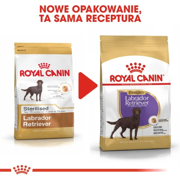 Karma sucha Royal Canin Labrador Retriever Sterilised dla dorosłych psów rasy labrador — widok 8