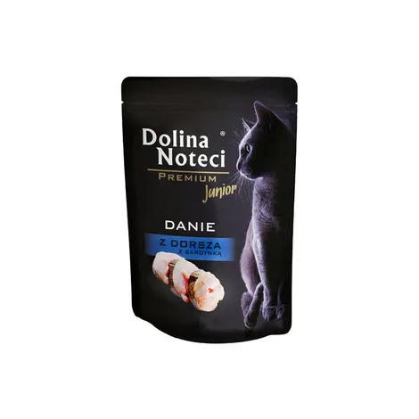 Karma mokra Dolina Noteci Premium Junior Danie Z Dorsza Z Sardynką 85 g