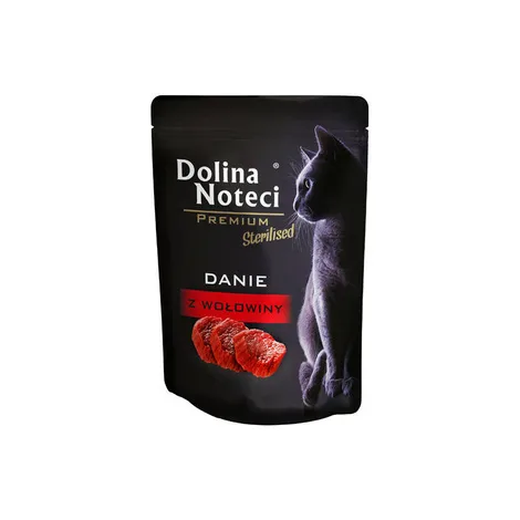 Karma mokra Dolina Noteci Premium Dla Kotów Sterylizowanych Wołowina 85 g