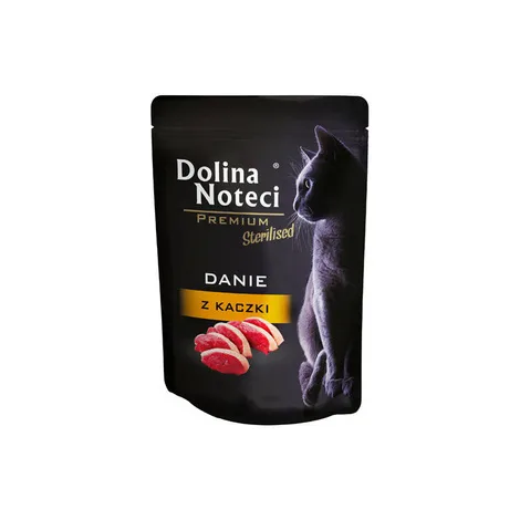 Karma mokra Dolina Noteci Premium dla kotów sterylizowanych Danie z kaczki 85 g