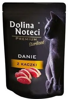 Karma mokra Dolina Noteci Premium dla kotów sterylizowanych Danie z kaczki 85 g — widok 2
