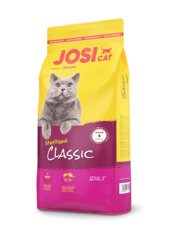 Karma sucha JosiCat Classic Sterilised dla dorosłych kotów sterylizowanych 18 kg