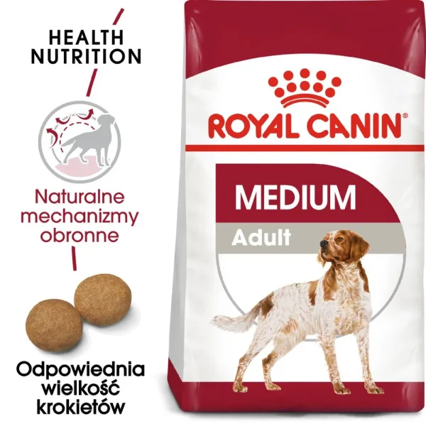 Karma sucha Royal Canin Medium Adult dla psów średnich ras 4 kg — widok 2
