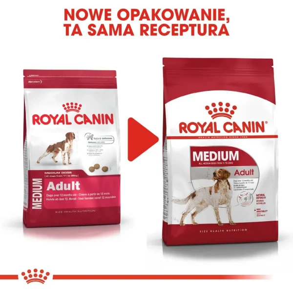 Karma sucha Royal Canin Medium Adult dla psów średnich ras 4 kg — widok 7