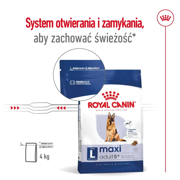 Karma sucha Royal Canin Maxi Adult 5+ dla psów dużych 15 kg — widok 13