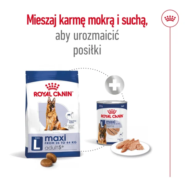 Karma sucha Royal Canin Maxi Adult 5+ dla psów dużych 15 kg — widok 9