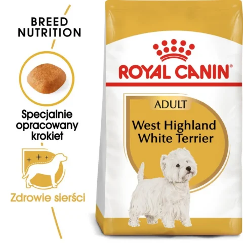 Karma sucha Royal Canin West Highland White Terrier Adult dla psów rasy west highland