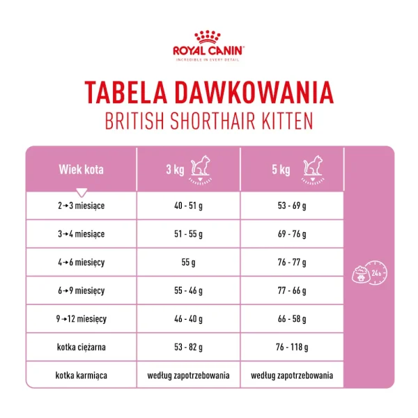 Karma sucha Royal Canin British Shorthair Kitten dla kociąt 2 kg — widok 8