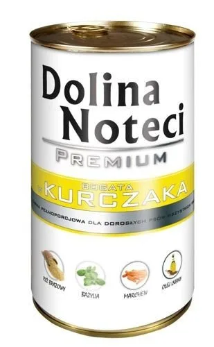 Karma mokra Dolina Noteci Premium Bogata w Kurczaka dla psów dorosłych wszystkich ras 400 — widok 2