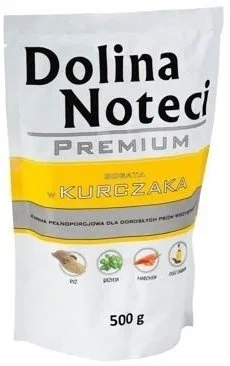 Karma mokra Dolina Noteci Premium Bogata w Kurczaka dla dorosłych psów wszystkich ras 500