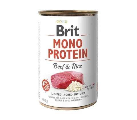 Karma mokra Brit Mono Protein Beef & Brown Rice dla psa Wołowina 400 g