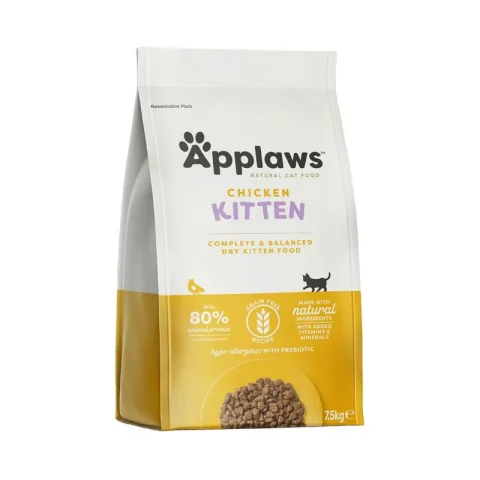 Karma sucha Applaws Complete Dry Kitten dla kociąt Kurczak 7,5 kg