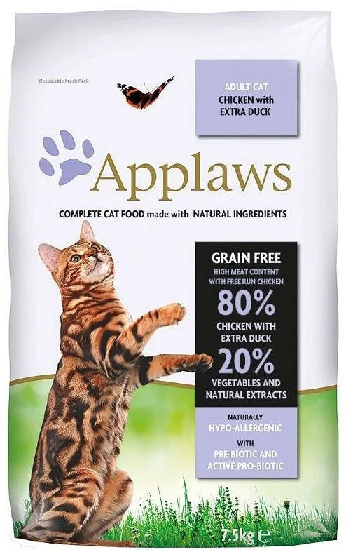 Karma sucha Applaws Complete Dry Adult dla dorosłych kotów Kurczak z kaczką 7,5 kg — widok 2