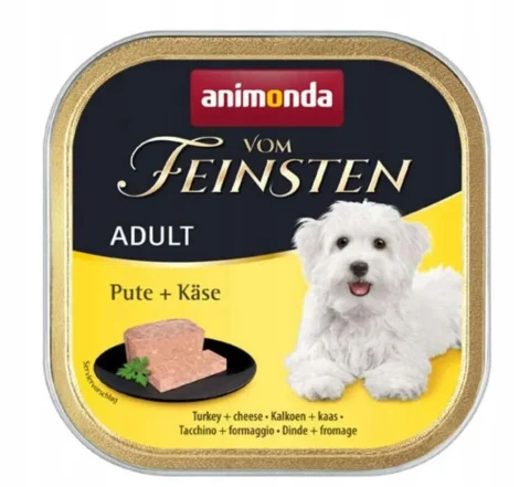 Karma mokra Animonda Vom Feinsten Adult indyk z żółtym serem 150 g