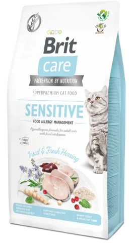 Karma sucha Brit Brit Care Cat Grain-Free Sensitive Allergy Management owady i śledź