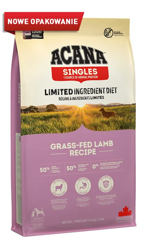 Karma sucha Acana Singles Grass-Fed Lamb 11,4 kg