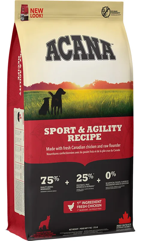 Karma sucha Acana Sport & Agility dla psów aktywnych wszystkich ras Kurczak 17 kg