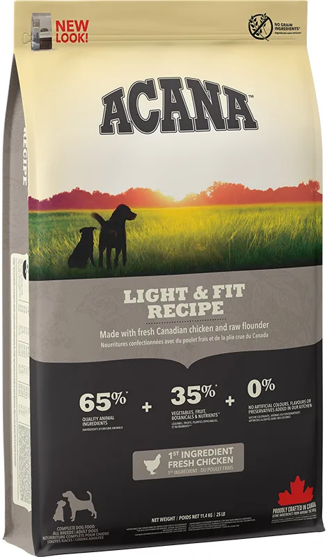 Karma sucha Acana Heritage Light & Fit dla psów 11,4 kg