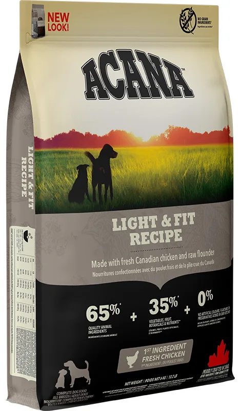 Karma sucha Acana Heritage Light & Fit dla psów 6 kg