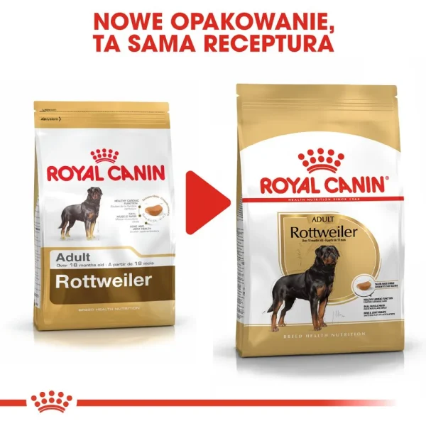 Karma sucha Royal Canin Rottweiler Adult dla dorosłych psów ras dużych i olbrzymich 12 kg — widok 7