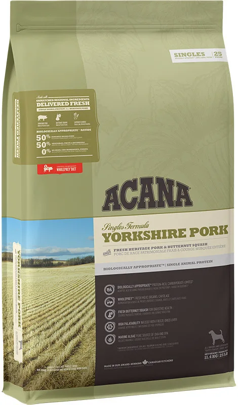 Karma sucha Acana Singles Yorkshire Pork dla psa 11,4 kg