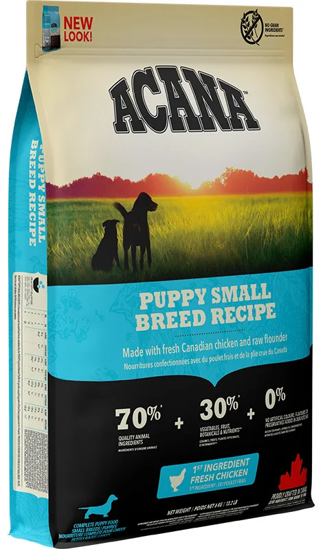 Karma sucha Acana Heritage Puppy Small Breed dla szczeniąt małych ras Kurczak z rybą i