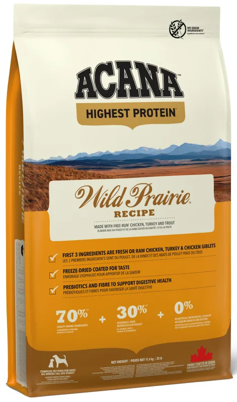Karma sucha Acana Regionals Wild Prairie Dog dla psów wszystkich ras 11,4 kg
